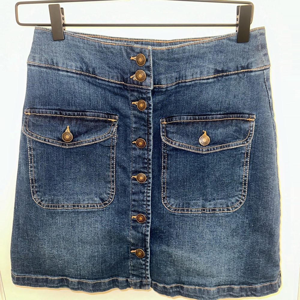 Denim Skirt, bought at boutique in Spain